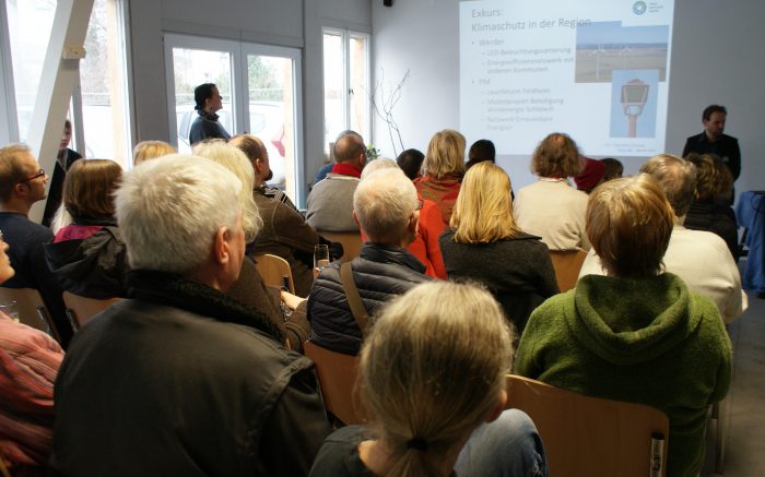 Klimawerkstatt Werder Eröffnungsfeier Vortrag